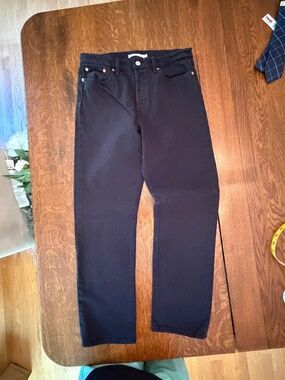 Levi's Premium Wedgie Straight Jeans – Women's Size 29 – Black